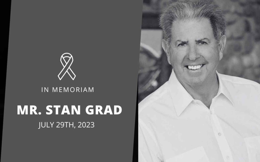 🕊In Memoriam: Remembering Mr. Stan G. P. Grad